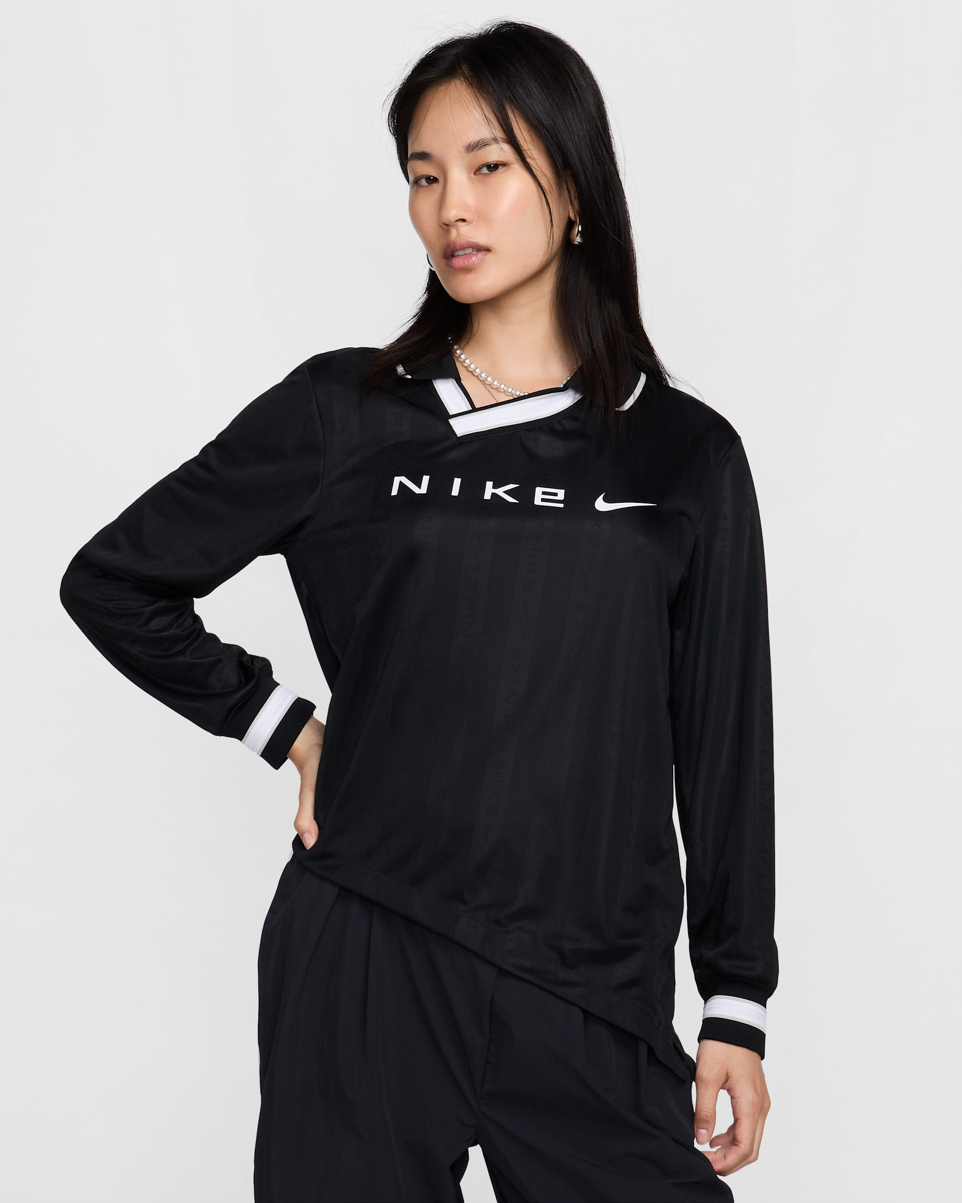 Nike Sportswear Collection Women's Dri-FIT Jacquard Long-Sleeve
